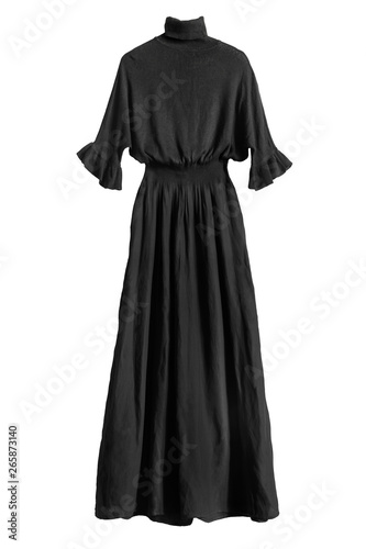 Black dress isolated