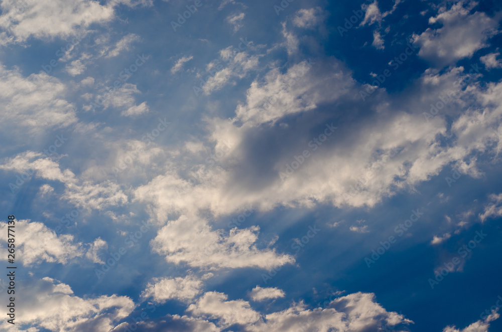 Obraz premium Nice clouds in blue sky