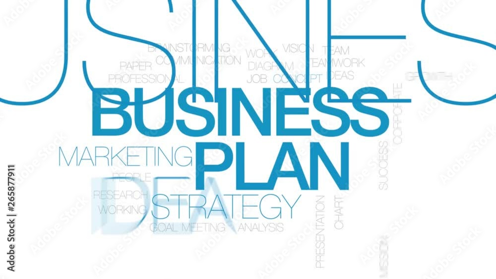 Business plan animated word cloud. Kinetic typography. Business plan animated word cloud. Kinetic typography.