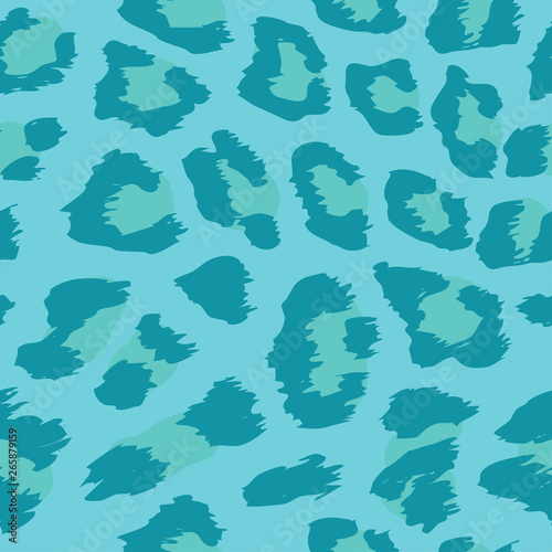 Leopard pattern design - funny  drawing seamless pattern. Lettering poster or t-shirt textile graphic design. / wallpaper, wrapping paper.