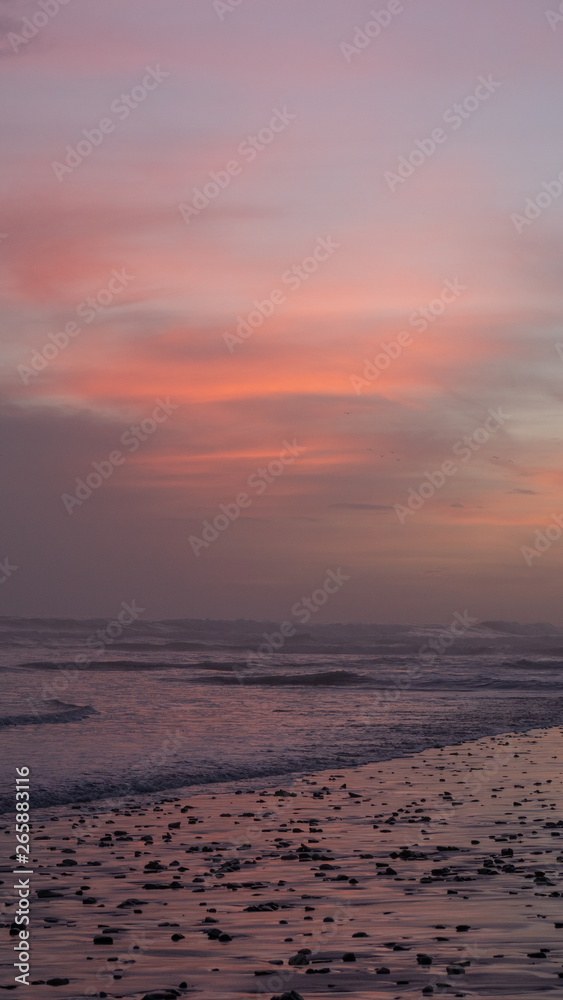 Fototapeta premium sunset on beach