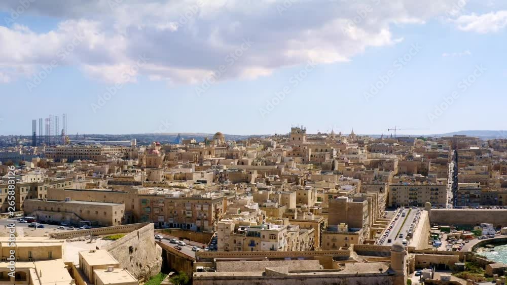 Aerial view of Valletta - capital of Malta. Europe Aerial view of Valletta - capital of Malta. Europe