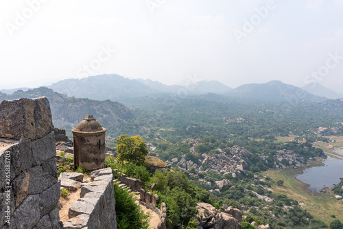 Colline Rajagiri, Fort de Gingee, Inde photo