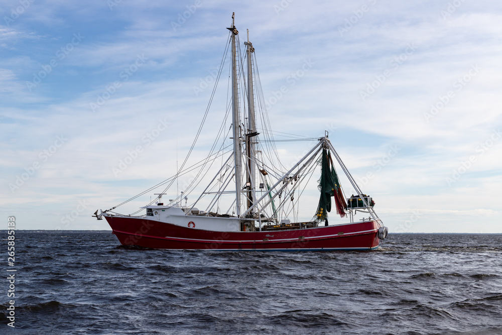 Shrimp Trawler leaving Oriental, NC