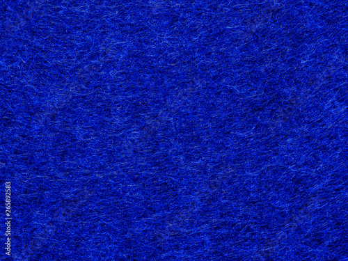 Obraz na plátně Close-up of dark blue fabric fibrous texture