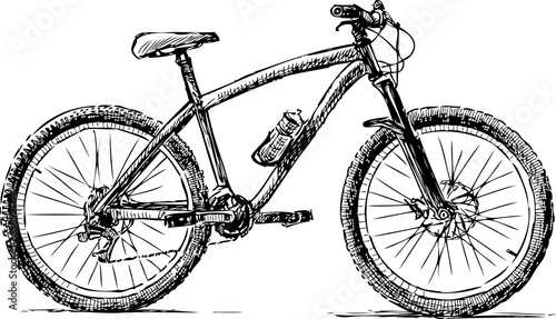 A sketch of a bike for strolls