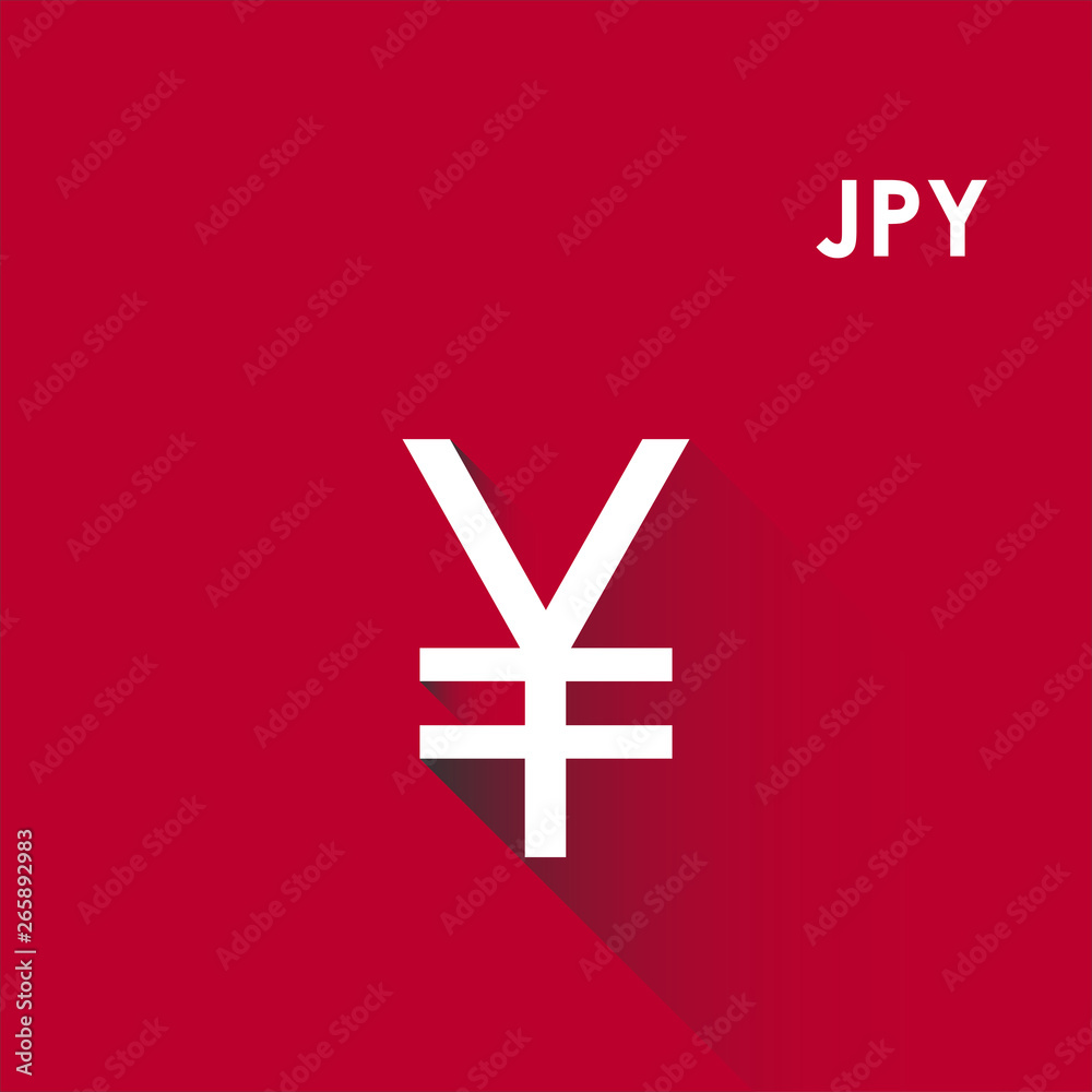 Obraz premium japan currency symbol ( Turkish japonya para birimi simgesi)