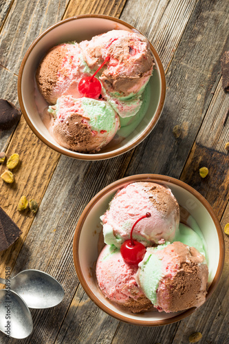 Sweet Spumoni Ice Cream photo