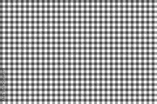 Light black Gingham pattern. Texture from rhombus/squares for - plaid, tablecloths, clothes, shirts, dresses, paper, bedding, blankets, quilts and other textile products. Vector illustration EPS 10