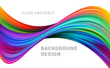 Modern colorful flow abstract background vector illustration.