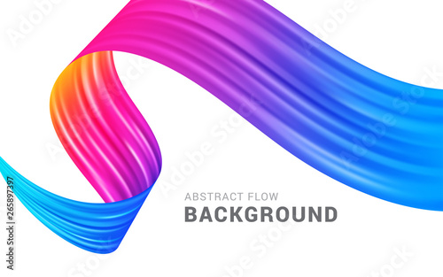 Modern colorful flow abstract background vector illustration.