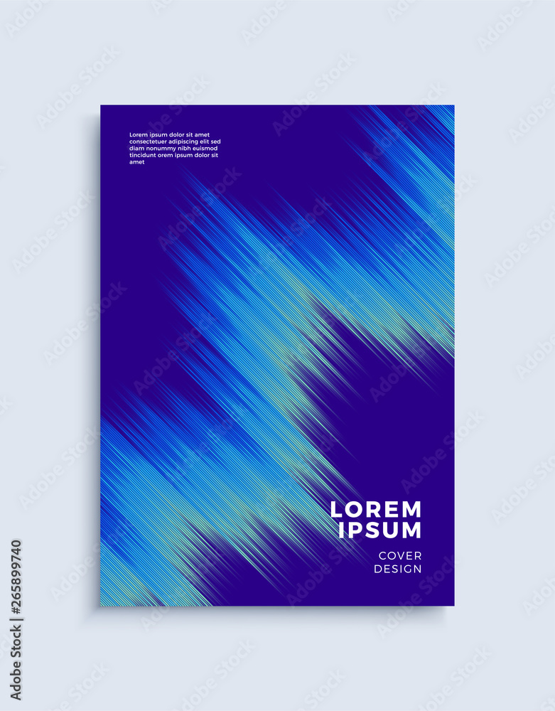 Naklejka premium Modern abstract cover design template vector illustration