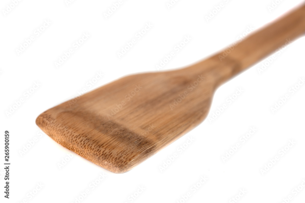 wooden kitchen Spatula isolated on white background wooden kitchen Spatula isolated on white background