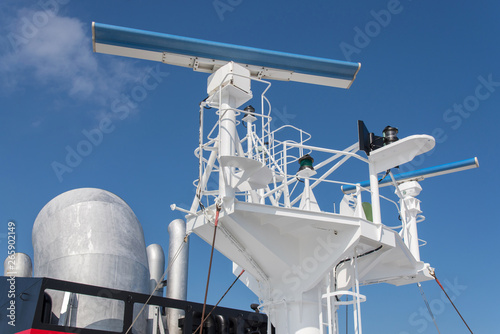 Tableau sur toile Mast of the vessel