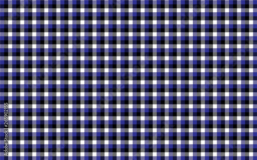 Gingham pattern. Texture from rhombus/squares for - plaid, tablecloths, clothes, shirts, dresses, paper, bedding, blankets, quilts and other textile products. Vector illustration EPS 10