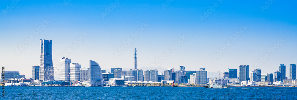 Fototapeta premium 横浜ベイエリア ワイド