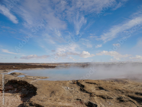 Sunny view of The Great Geysir