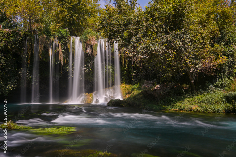 Naklejka premium Duden Waterfall long exposure