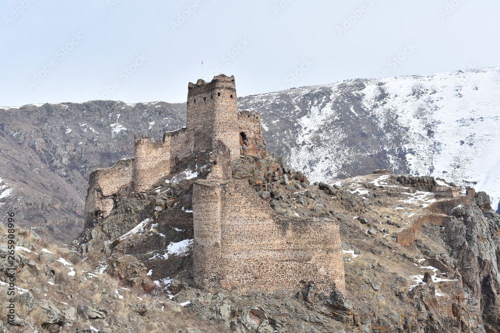Natural life, tourism, natural photos, Devil's Castle in Ardahan, Turkey