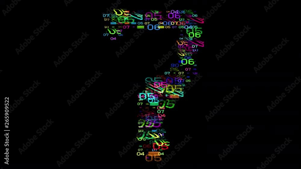 numbers code information counting digital numbers code information counting digital