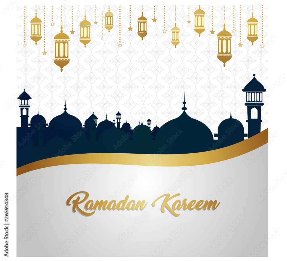Ramadan Kareem luxury gold exclusive background