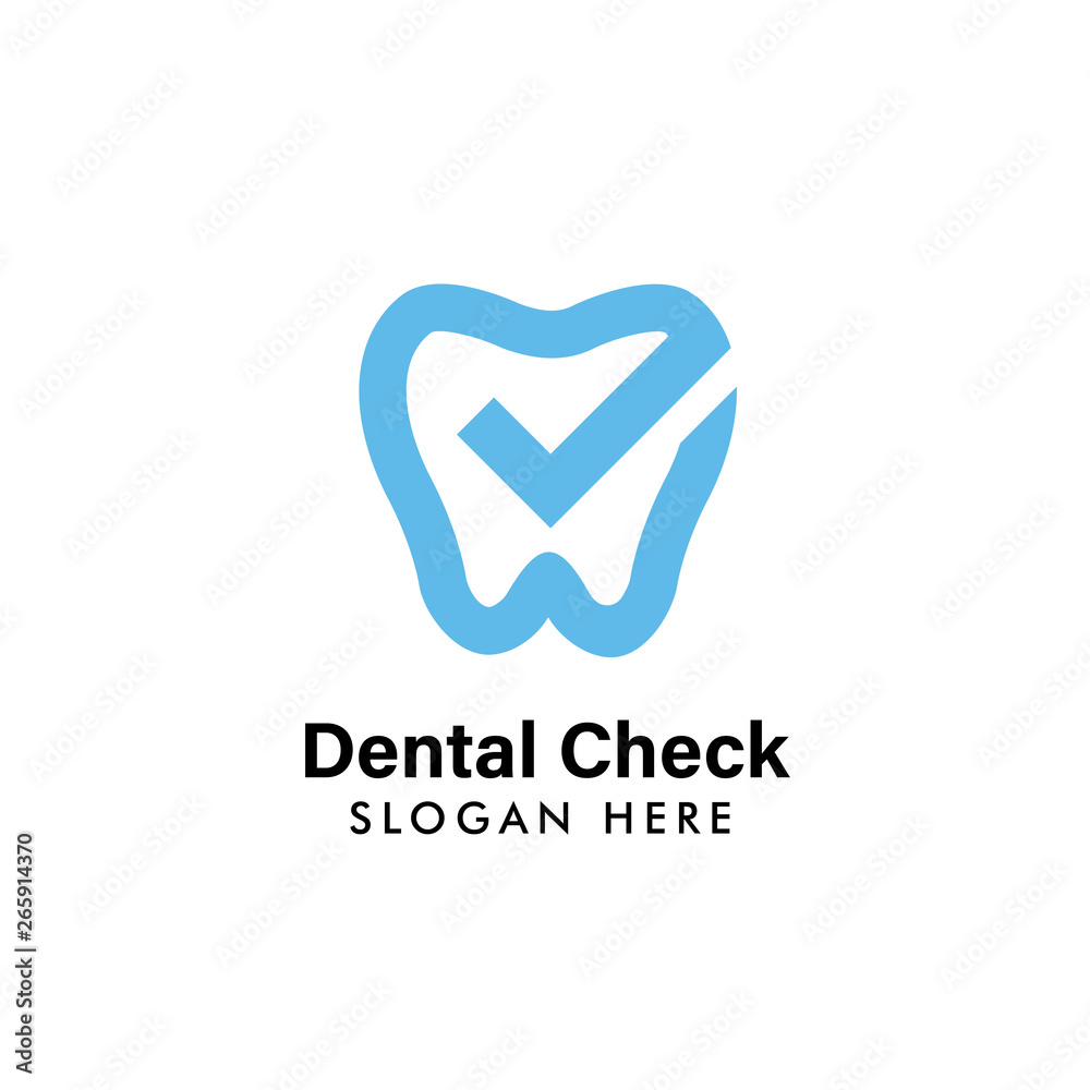 Obraz premium dental logo template. dental care icon symbol design