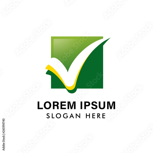 letter v check mark logo icon vector template. vote icon symbol design