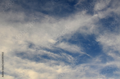 Blue sky with clouds