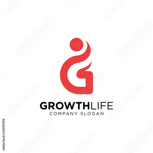Free Download Initial G People Logo - Vector logo template - GFXLoad