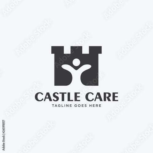 Castle Care Logo - Vector logo template