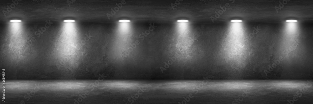 Concrete Wall Room with Floor Empty Garage Interior Background Concrete Wall Room with Floor Empty Garage Interior Background