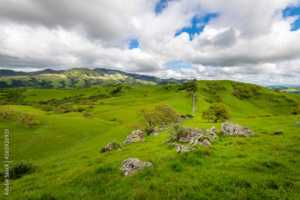 Naklejka premium Mount Diablo and the China Wall