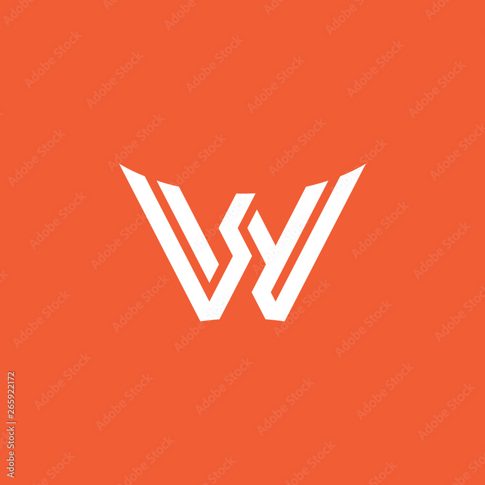 Letter W Logo - Vector logo template Letter W Logo - Vector logo template