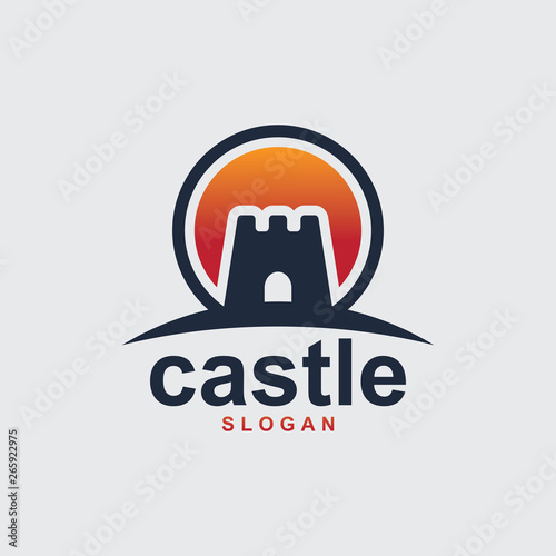 Castle Logo - Vector logo template