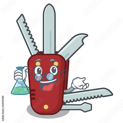 Professor penknife in the a character shape