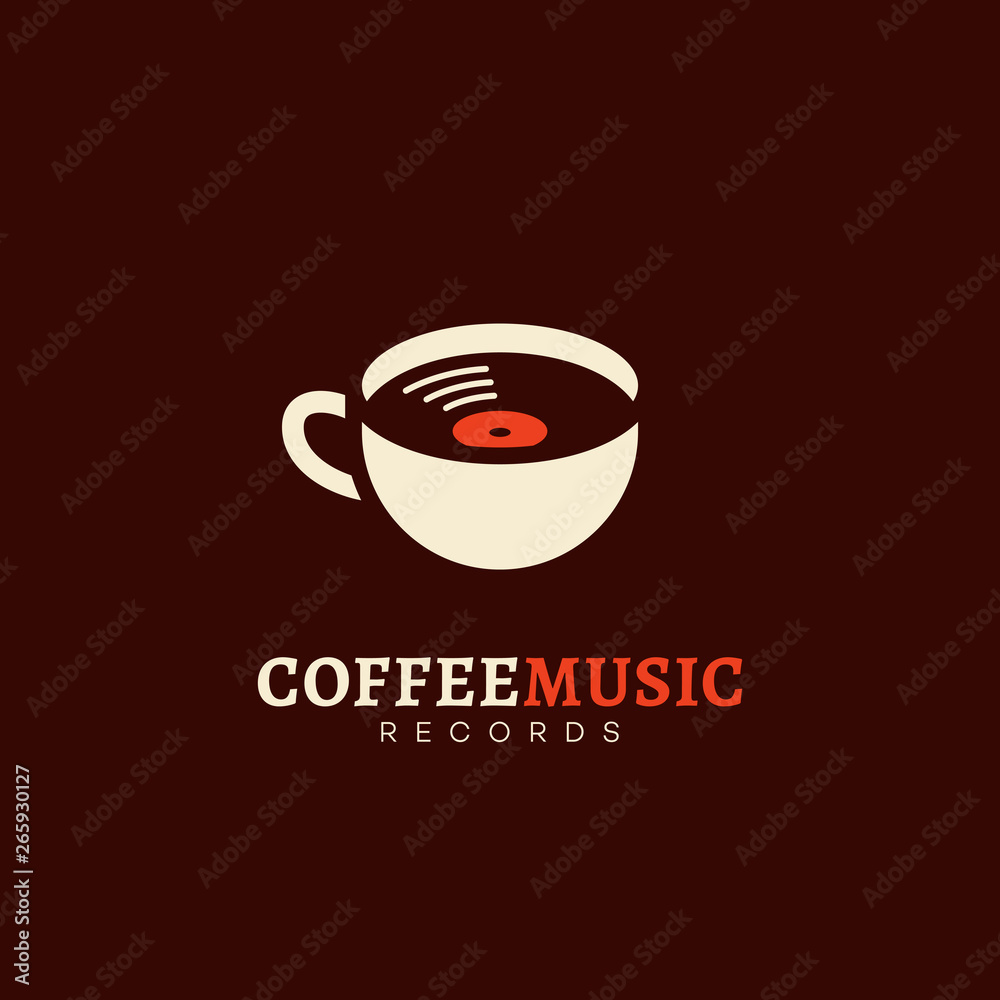 Coffee music records logo Coffee music records logo