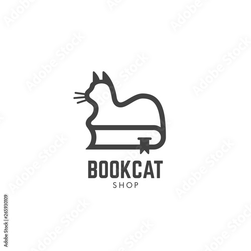 Book cat logo