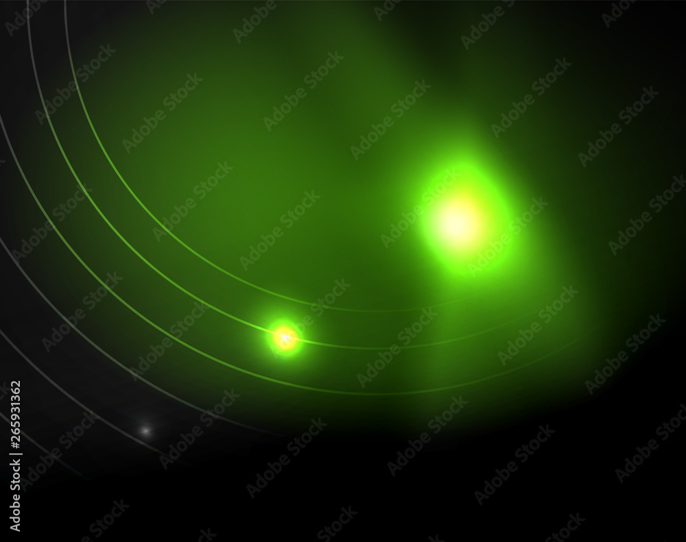 Dark space with neon color glowing lights abstract background Dark space with neon color glowing lights abstract background