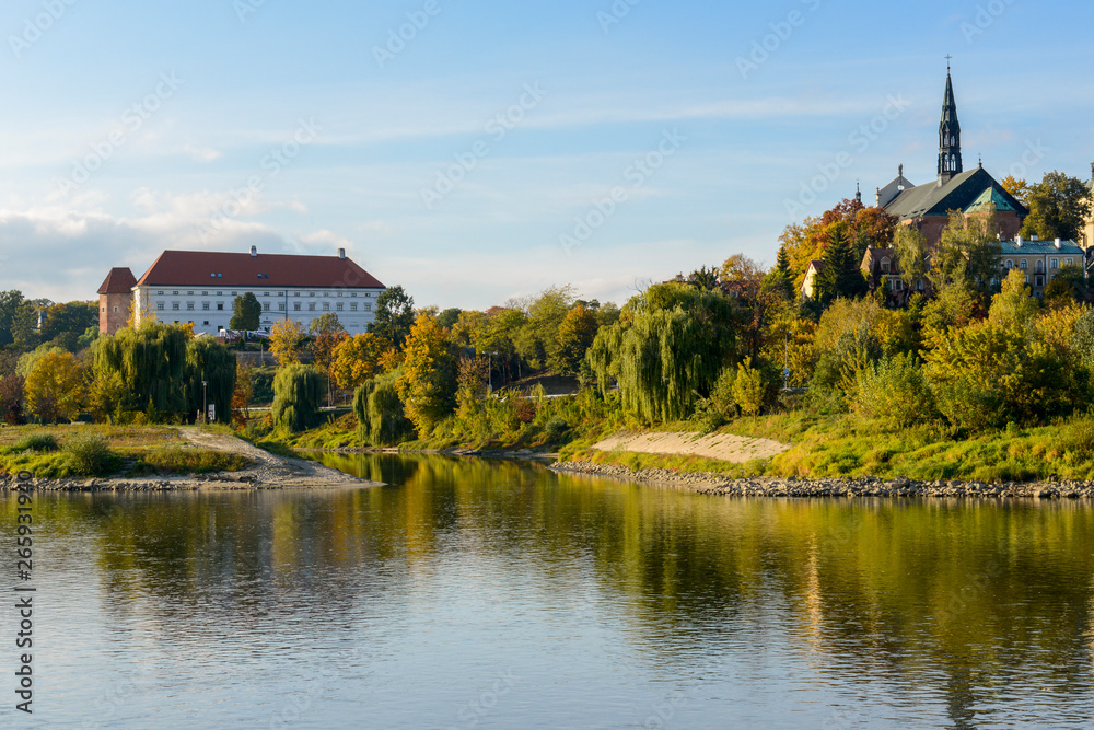 Fototapeta premium Wisła w Sandomierzu
