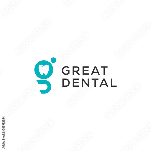 G letter dental logo design