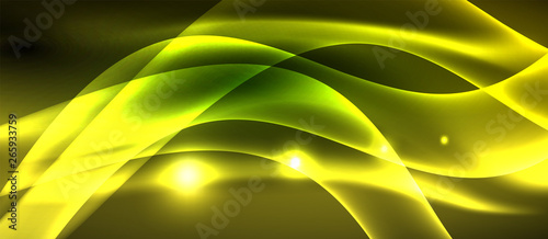 Neon light waves