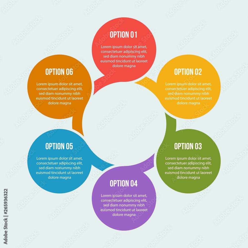 Circle chart, Circle infographic or Circular diagram Circle chart, Circle infographic or Circular diagram