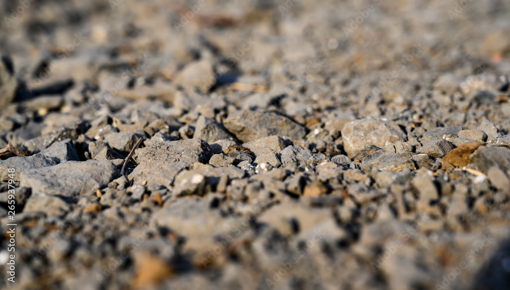 stone blur, blur small stone side of road creates miniature stone world stone blur, blur small stone side of road creates miniature stone world