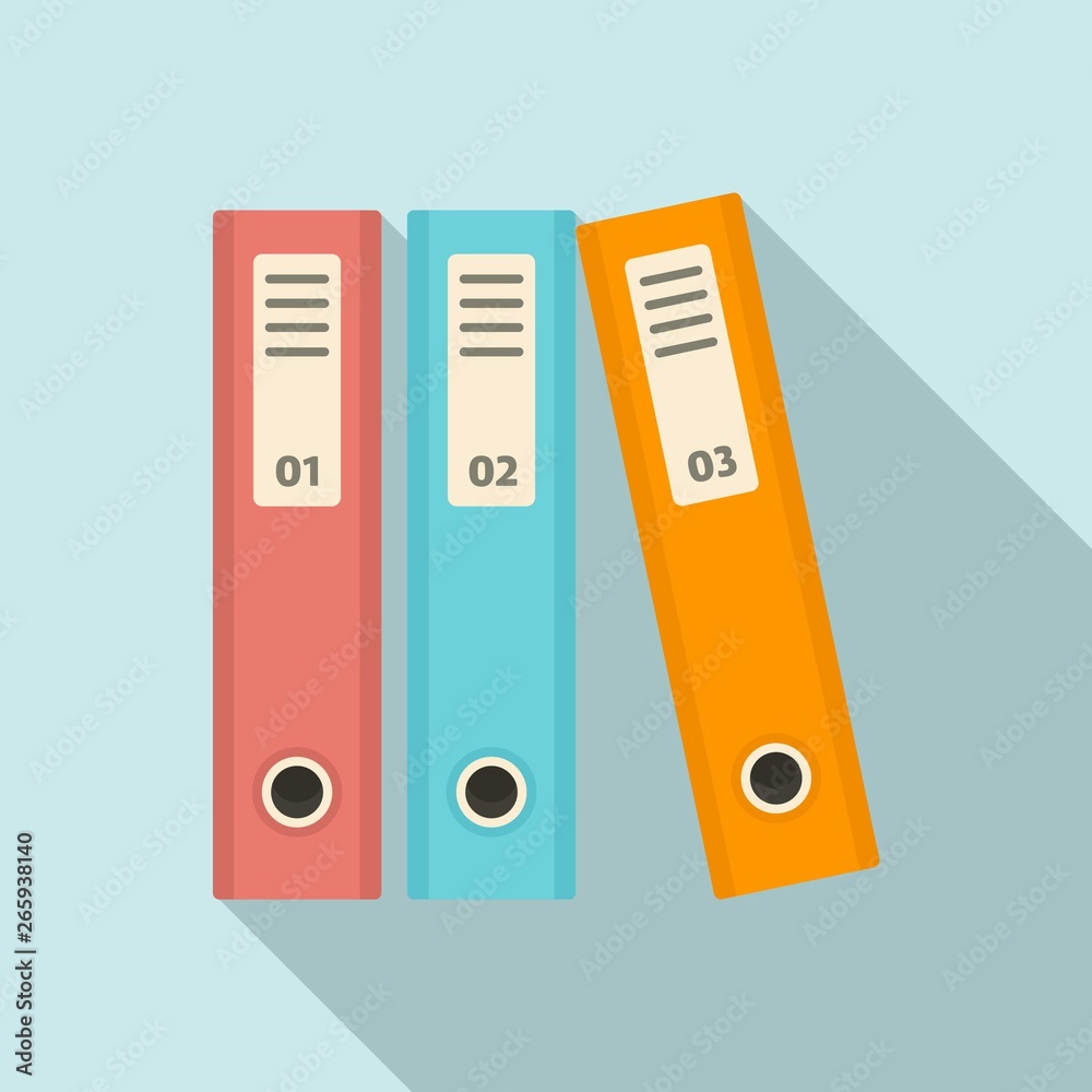 File folder icon. Flat illustration of file folder vector icon for web design File folder icon. Flat illustration of file folder vector icon for web design