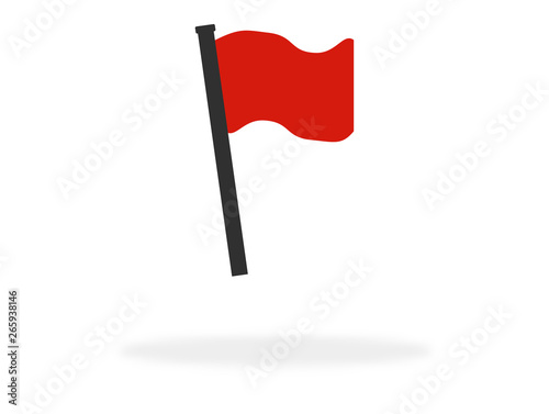 Flagge als Symbol für Fahne oder Ziel