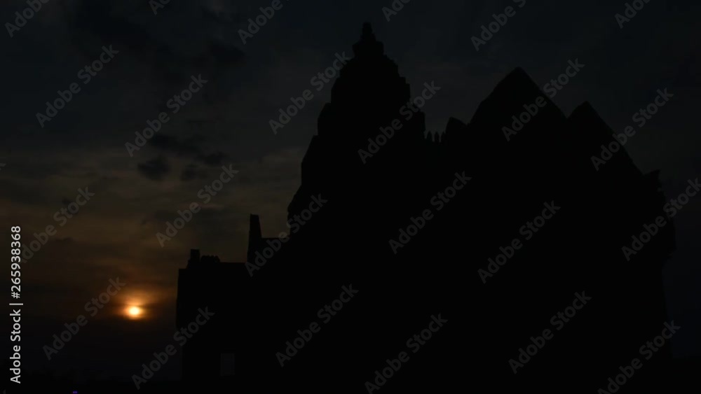 Sunset at the castle Sunset at the castle