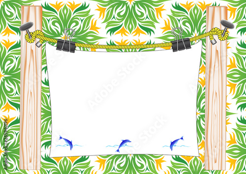 Image for an ad, this topic, using a clip to hold sheets of paper that is widely used in paperwork.