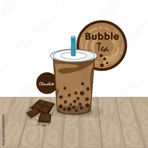 bubble tea graphic cup