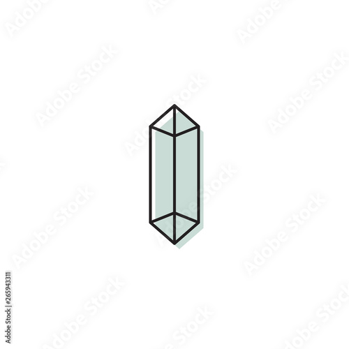 drug crystals vector icon concept, isolated on white background
