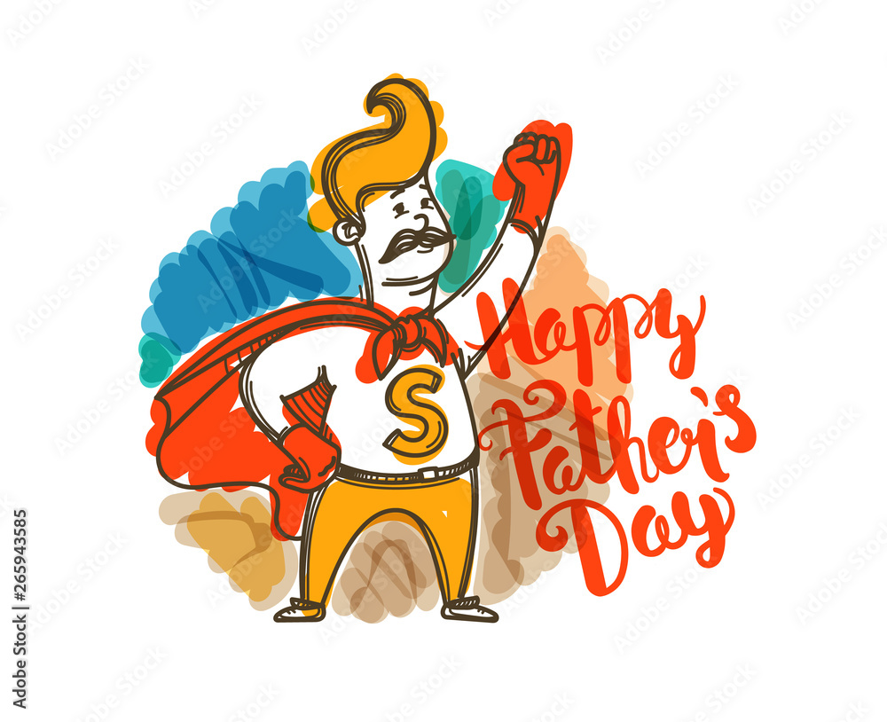 Happy fathers day banner Happy fathers day banner